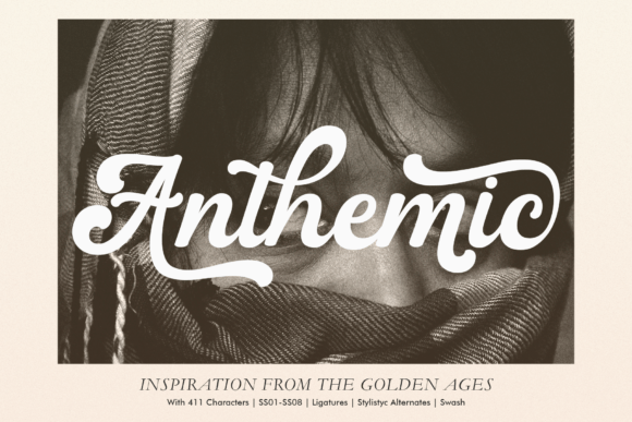 Anthemic Font for Web Design