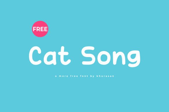 Cat Song Font for Creative Design