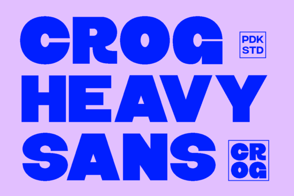 Crog Font Download – A Big, Heavy Sans for Bold Branding
