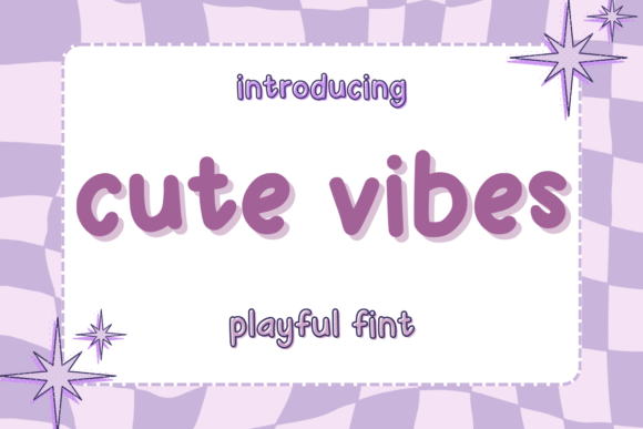 Cute Vibes Font: A Playful Sans Serif for Editorial Design and Branding