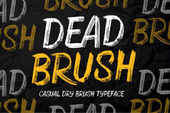 Dead Brush Font for Elegant Design