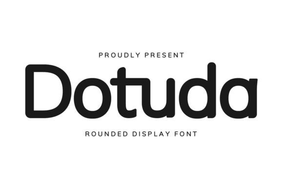 Dotuda: A Vintage Rounded Sans Serif Font for Digital Projects