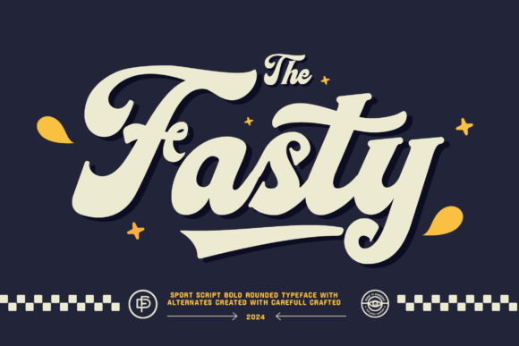 Fasty Script Font for Nostalgic Branding and Logo Design