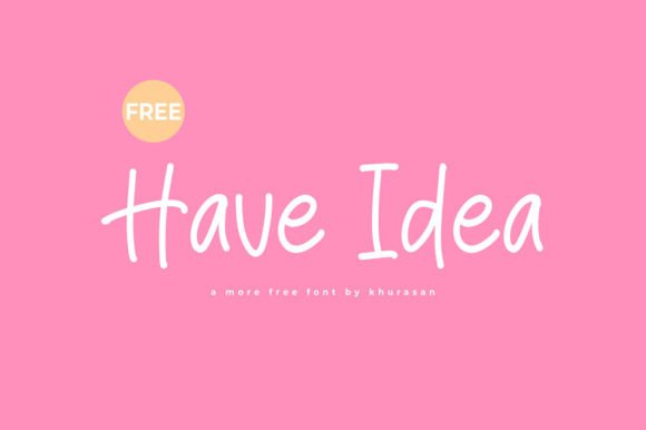 Have Idea Font Review