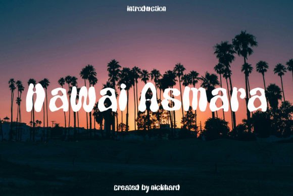 Hawai Asmara: A Script Handwritten Font for Small Business Branding