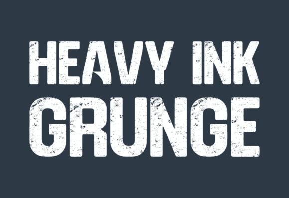 Heavy Ink Grunge Font for Bold Brand Identity