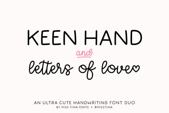 Keen Hand, Letters of Love Duo for Campaign Visuals That Convert
