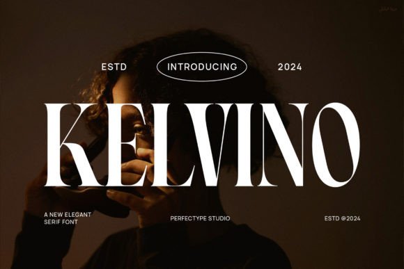 Kelvino Serif Typeface for Polished Campaign Visuals