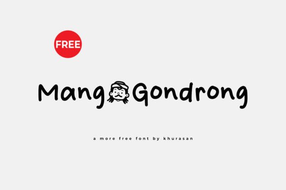 Mang Gondrong Font for Creative Campaigns