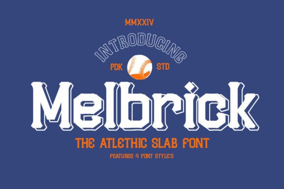 Melbrick: A Bold Slab Serif Font