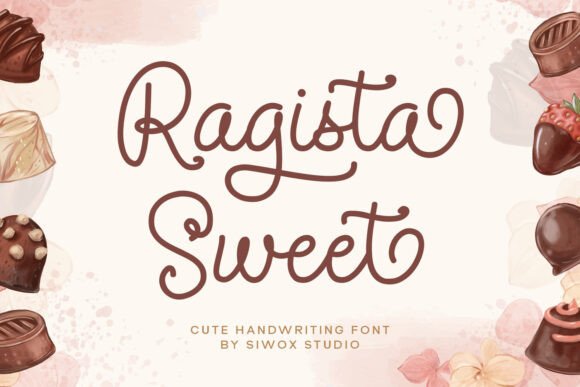 Ragista Sweet: A Cute Monoline Script Font for Charming Branding