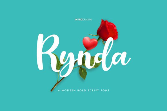 Rynda: A Modern Script Font for Small Business Branding