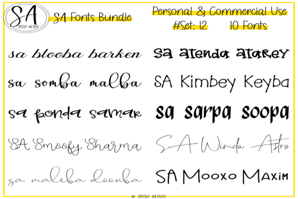 Script and Handwritten Bundle for Web Design