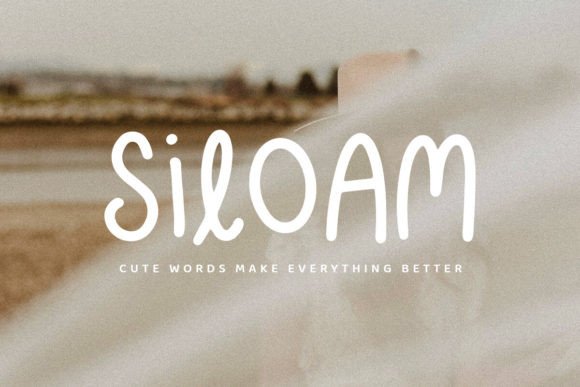 Siloam: A Playful Handwritten Font for Child-Focused Digital Design