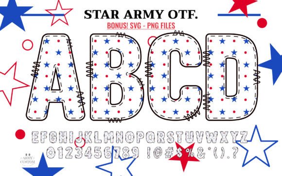 Star Army Font