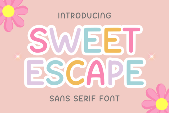 Sweet Escape: A Playful Handwritten Sans Serif Font for Campaign Design