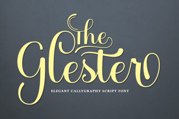 The Glester Font: Elegant Script for Editorial Design