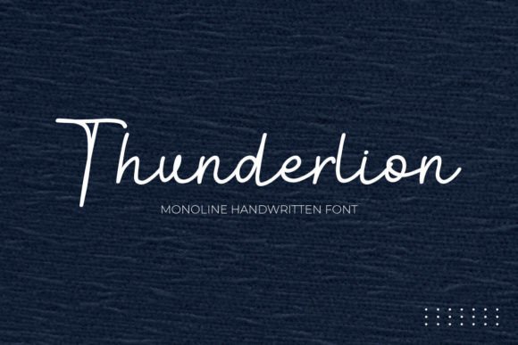 Thunderlion Font for Creative Campaigns
