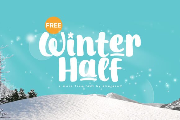 Winter Half: A Modern Script Font for Handmade Product Makers