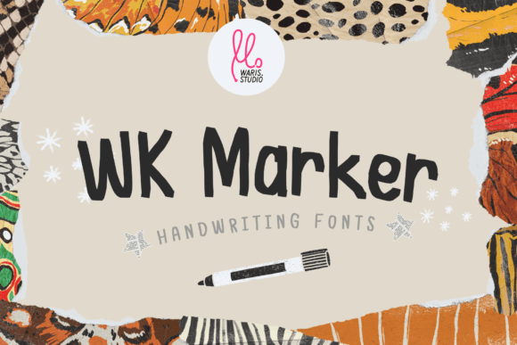 Wk Marker: A Handwritten Font for Crafters and Product Sellers